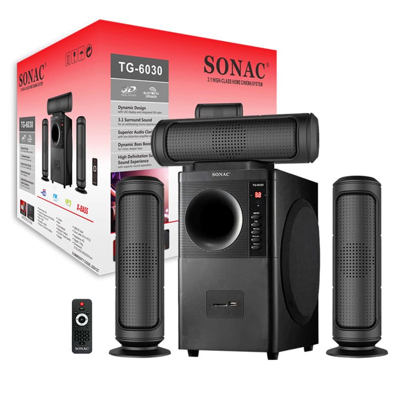 3.1 Home Theater System Surround Sound Bluetooth Speaker Set