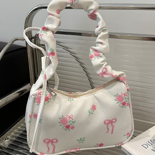 2026 Lightweight Waterproof Nylon Handbag Oxford Fabric Korean Ins Dumpling Underarm Shoulder Crossbody Small Bag Cross-border