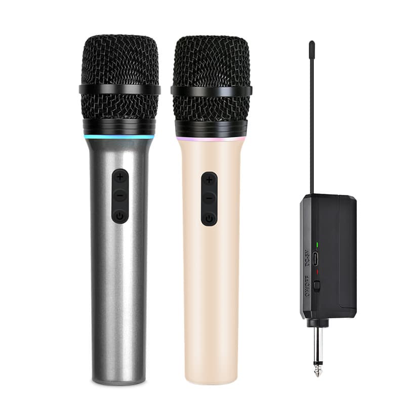 New WX72RGB Handheld Wireless Microphone for Live Streaming and Outdoor Use