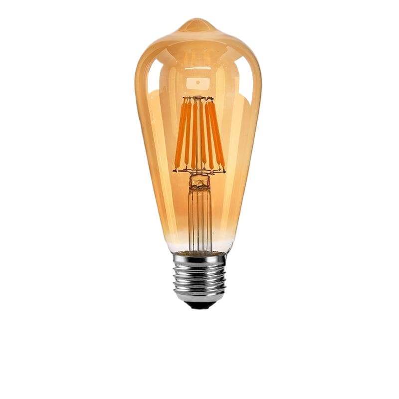 ST64 LED Filament Bulb Edison Bulb Vintage Lamp Source Factory In-Stock Wholesale Imitation Tungsten Filament Lamp