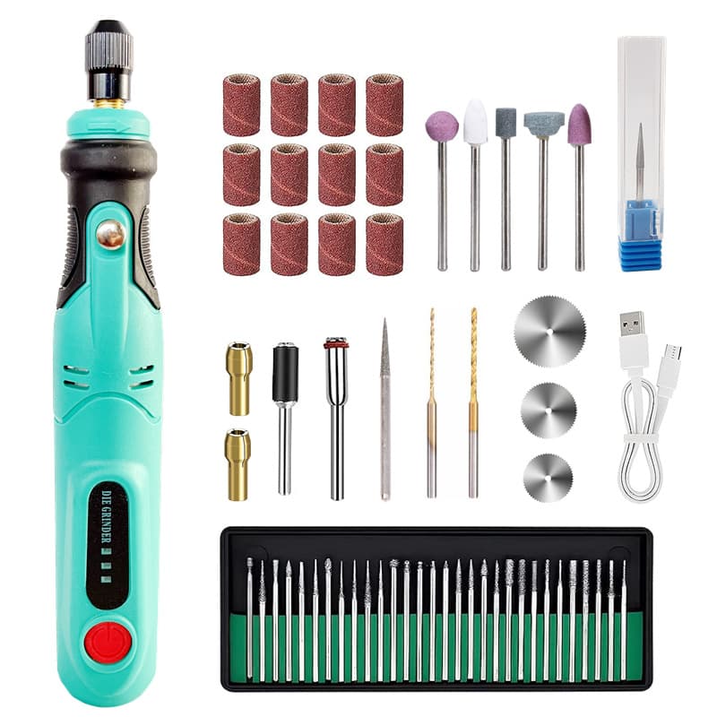 Cross-border 3-Speed Adjustable Mini Electric Grinder Cordless Electric Grinding Pen DIY Nail Jewelry Polishing Micro Drill 308