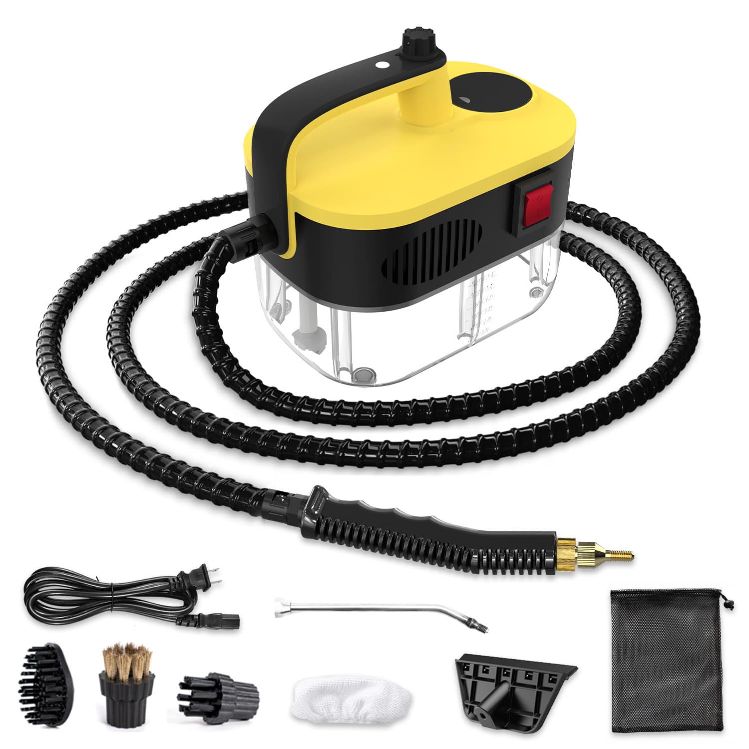 New Steam Cleaner - High Temperature, High Pressure Steam Cleaner for Kitchen and Household Disinfection and Cleaning of Grease