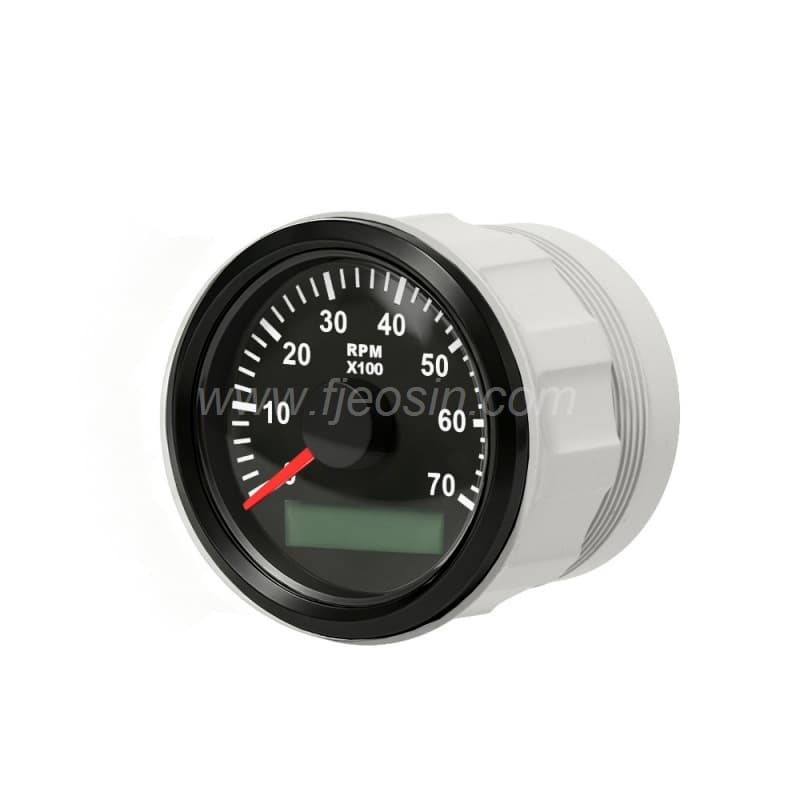 Universal 52mm Tachometer 3000-9000RPM Marine Gauge for Boats