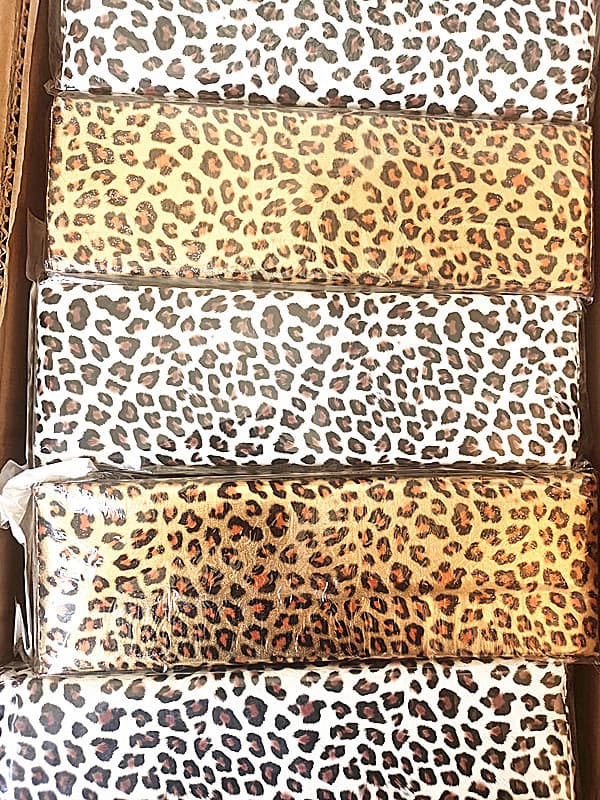 Nail Art Leather Hand Rest Rectangular Leather Hand Rest Leopard Print Leather Hand Rest Rectangular Leopard Print Leather Hand Rest Random Color
