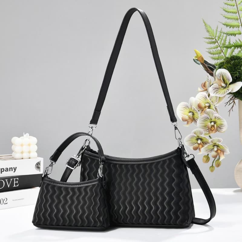 ladiesbags women's bag large capacity commuter bag women's high-end texture pleated armpit bag shoulder bag crossbody bag