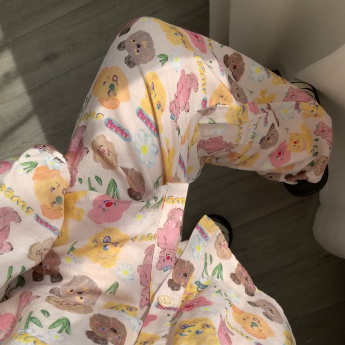 2024 Summer New Cotton Double-Layer Yarn Pajama Pants Loose Comfortable Home Pants