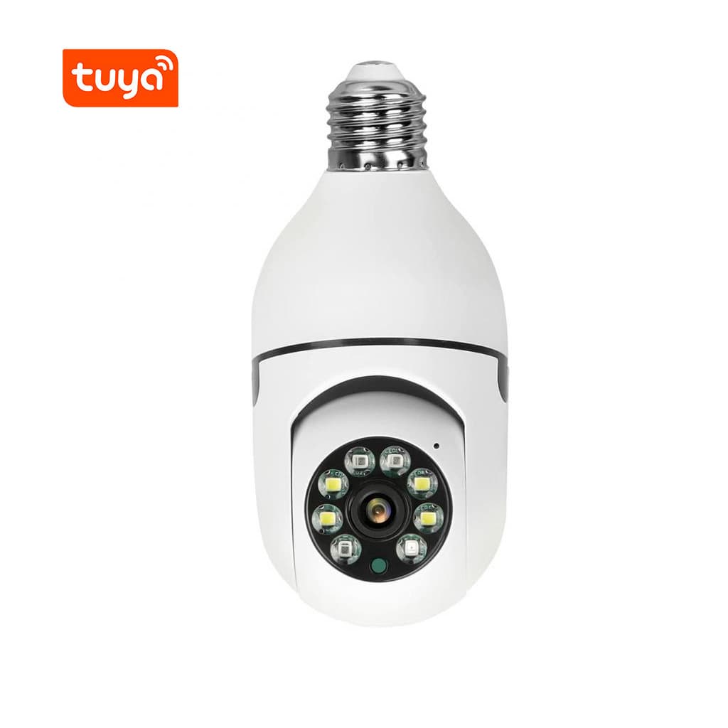 300W bulb-style camera for home surveillance, wireless WiFi, high-definition panoramic rotating 4G graffiti camera