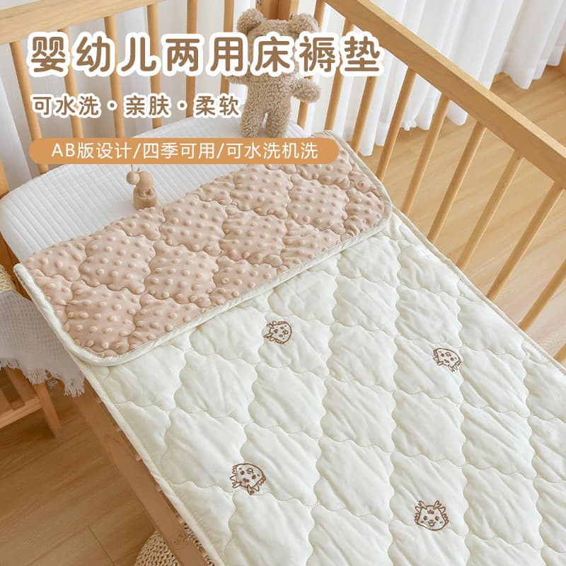 Newborn Baby Nap Mattress for Autumn and Winter, Baby Crib Mattress Pad, Machine Washable, Kindergarten Baby Bed Mattress