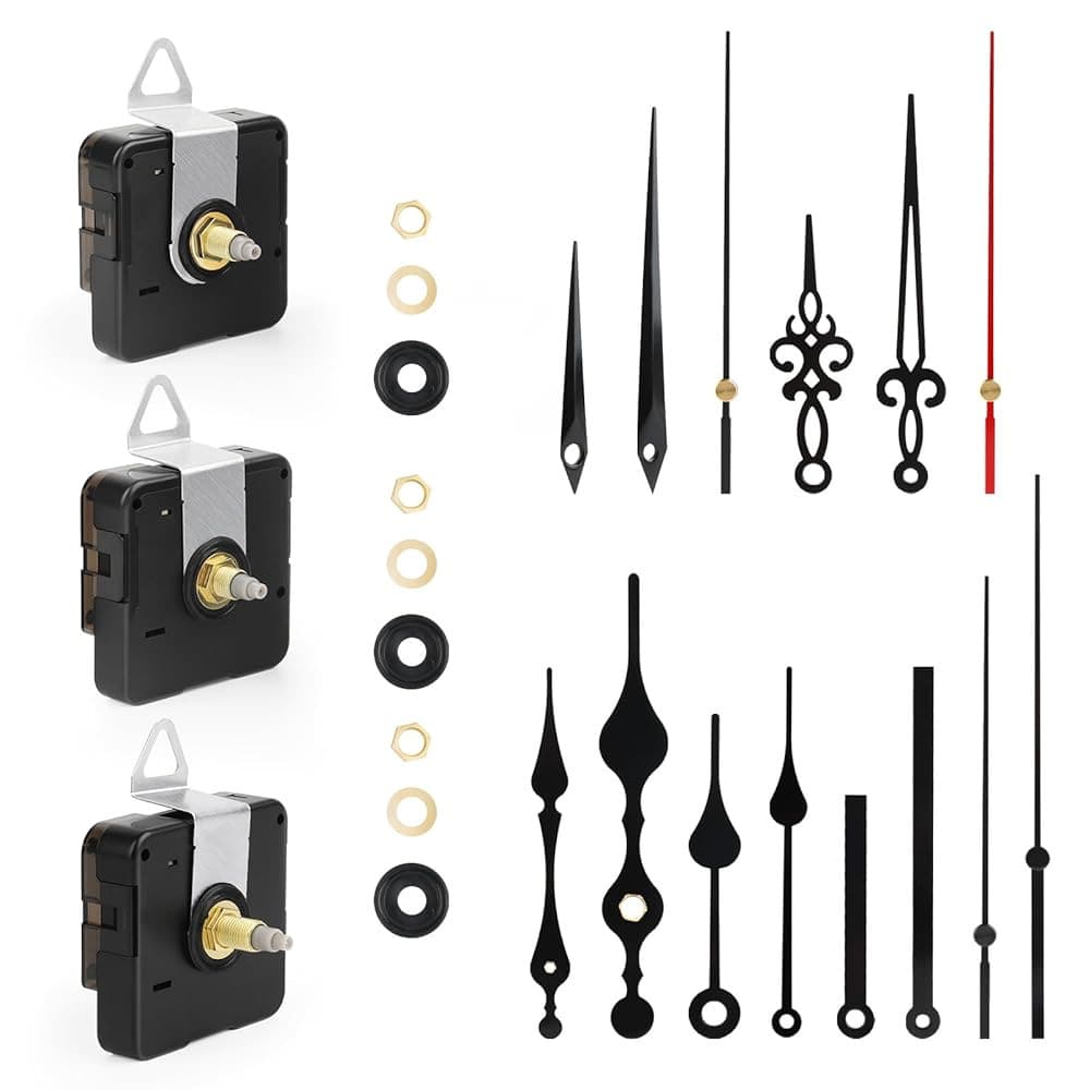 Cross-border in-stock DIY clock movement 2 sets sweep silent clock movement wall clock movement 5 sets metal hands