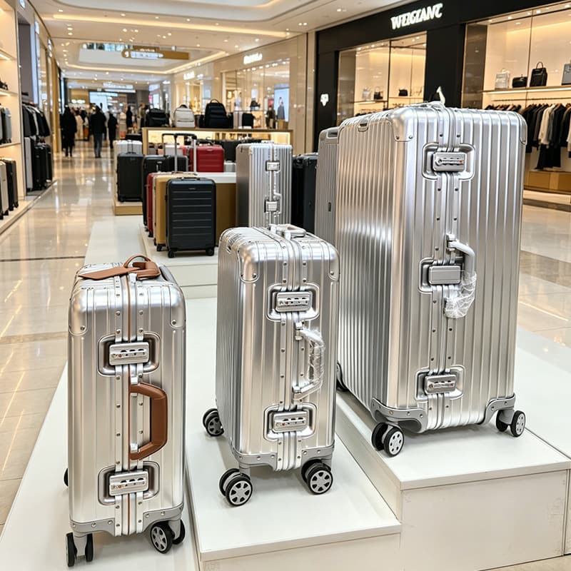 New All-Aluminum-Magnesium Alloy Trolley Case for Women and Men, 20-inch Carry-On, 24-inch, 28-inch