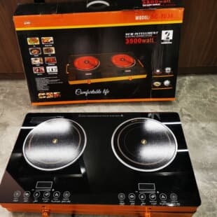 Cross-border Electric Ceramic Stove Dual Burner Multi-function Double-head Electric Cooktop Household Super High Power 3500W Smart Timer Electric Ceramic Stove
