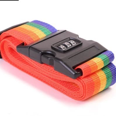Factory direct combination lock box bundling strap, luggage binding band, bundling strap, luggage strap, trolley case flat strapping