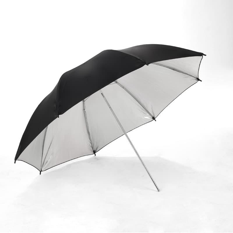 Photo Umbrella 43" 109cm Black/Silver Photography Softbox Umbrella Studio Lighting PSCU4C