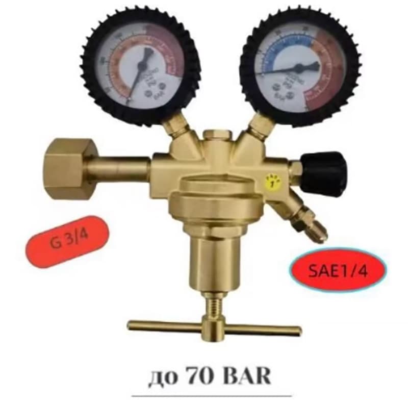 Russian European Style Full Copper High-Pressure Nitrogen G3/4 Full Copper Regulator Full Copper Regulator Valve