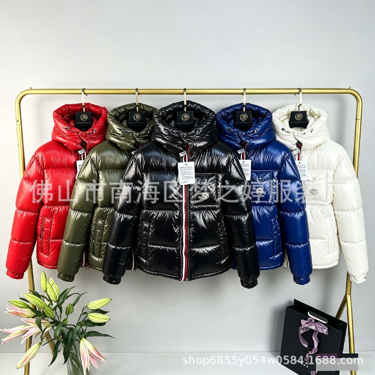 Winter new Mengjia Maya colorful striped down jacket for men and women 2026 same style couple style thickened hooded warm jacket