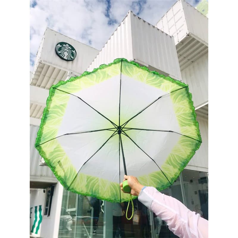 Qixi Valentine's Day Umbrella Souvenir UV Protection Sun Umbrella Practical Gift for Mid-Autumn Festival and National Day