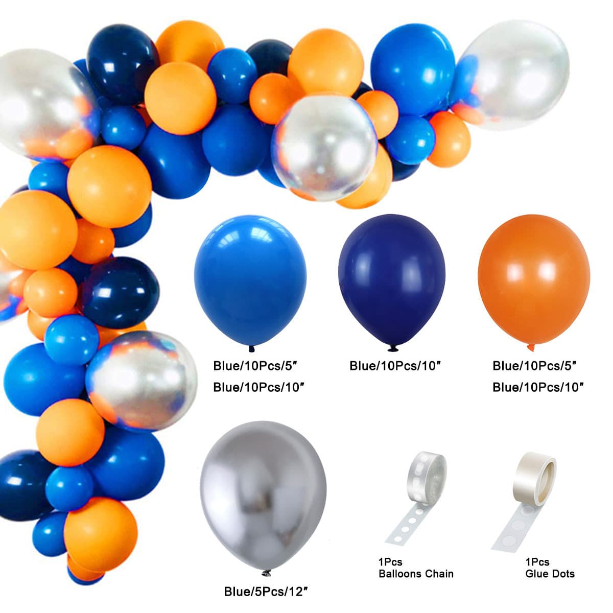 Cross-border Hot-selling Space Theme Balloon Set Birthday Decoration Mall Decoration Outer Space Balloon Chain Kit
