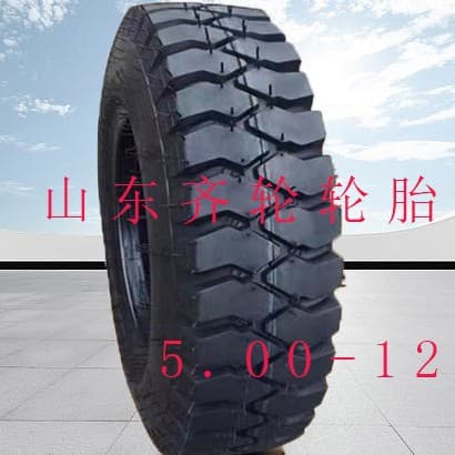 5.00-12 Light Truck Tire, Ram's Horn Tread, Anti-Skid and Wear-Resistant