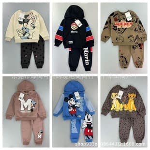 Foreign Trade Cross-Border Patpat Children's Clothing Autumn Winter Brand New Hot Sale Casual Sweatshirt Set Factory Original Wholesale