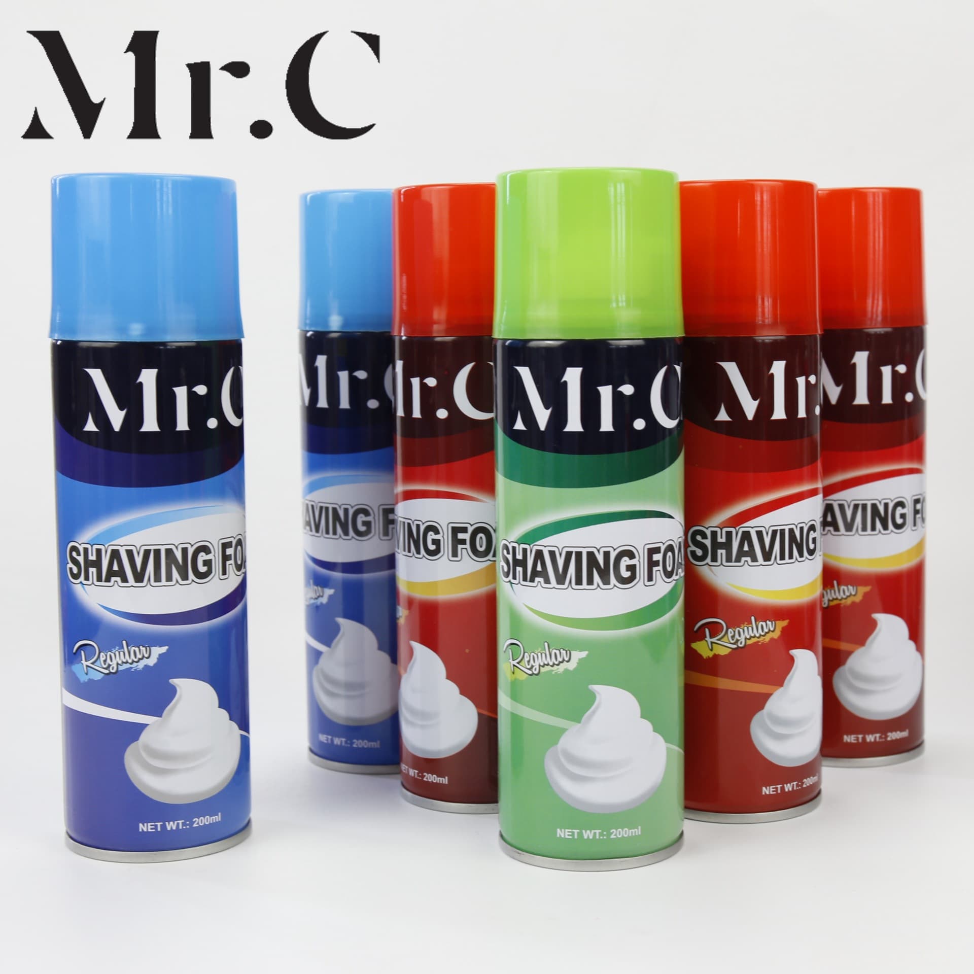 Men's Shaving Cream Shaving Foam 200ml Large Bottle Rich Foam Softens Beard Shaving Gel Wholesale