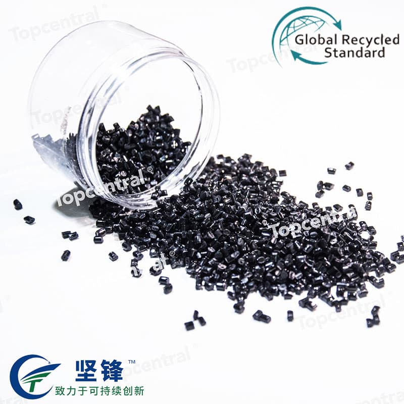 PC recycled material GRS certified 100% content recycled raw materials for injection molding and extrusion, PFAS FREE