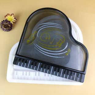 X0328 Piano Tray Decorative Mold Tray DIY Silicone Mold