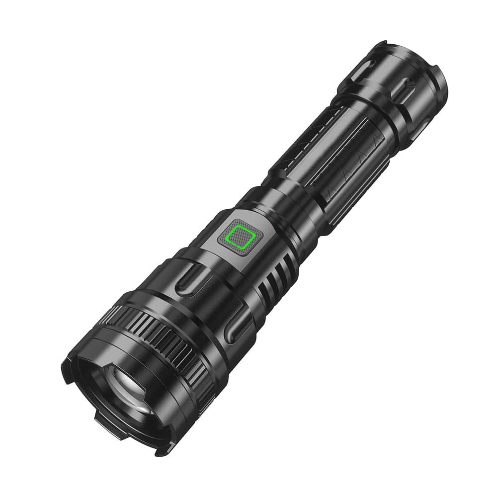 High-Power LED Flashlight Waterproof Zoomable Long-Range Outdoor Hiking Rechargeable Portable Multi-Function Camping Light