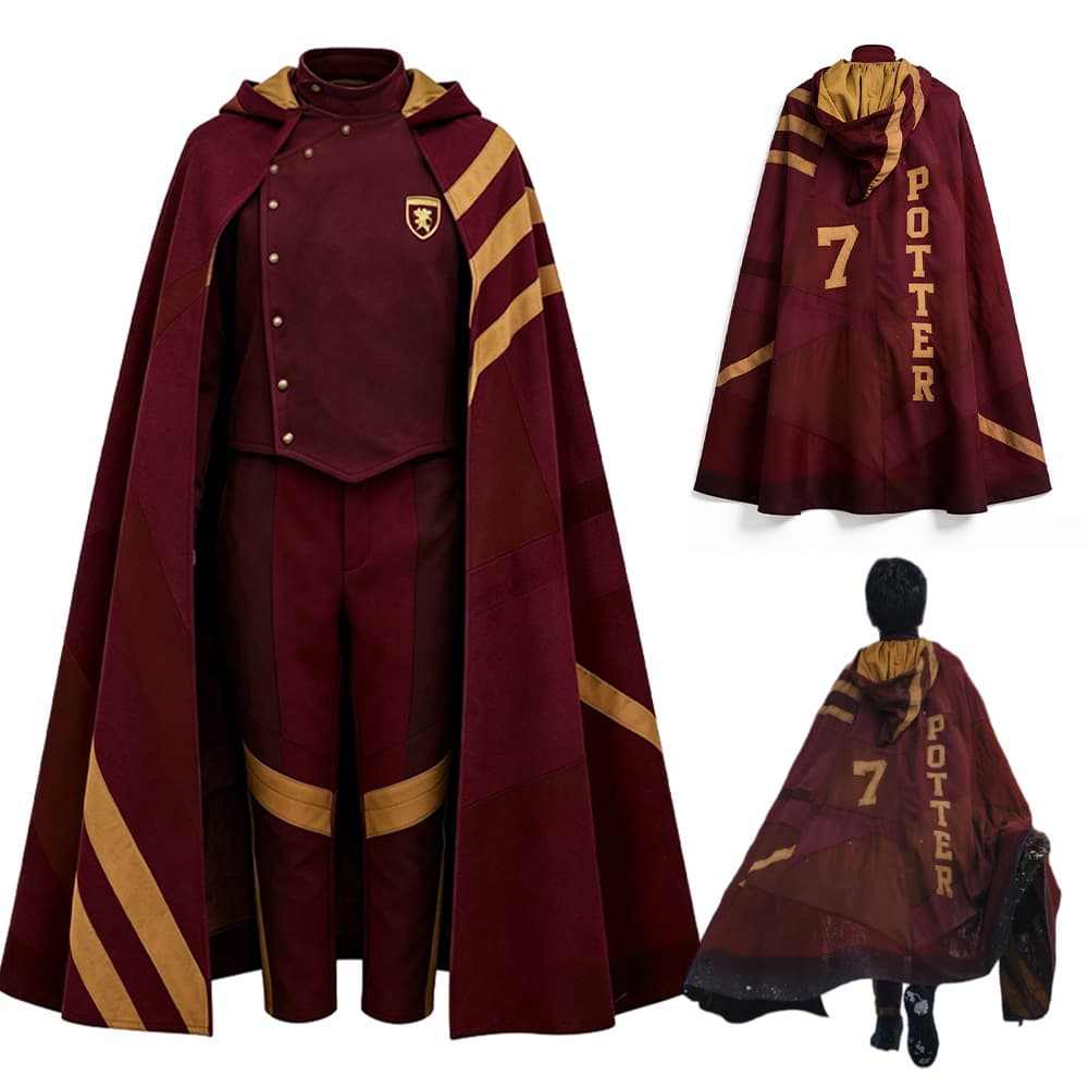 New drama version of Harry Potter magic robe cos suit Quidditch cape cloak Halloween stage performance costume