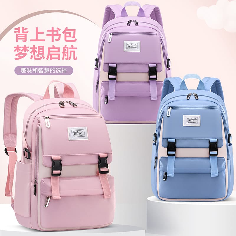 Sesame Baby New Elementary School Backpack for Boys Ages 6-12 Lightweight Casual Kids Backpack for Boys and Girls