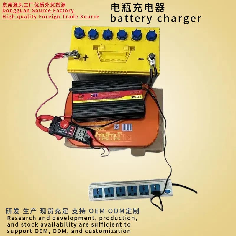 Car Battery Lead Acid Charger with Reverse Polarity Protection 12V 10A 12V 20A 12V 30A Inverter for Vehicle