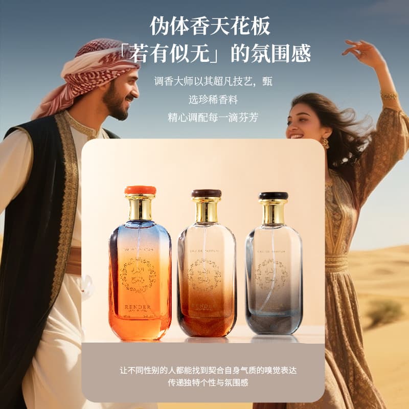Hot-Selling Dubai Perfume for Men and Women Unisex Long-Lasting Strong Arabian Middle Eastern Woody Fragrance Wholesale