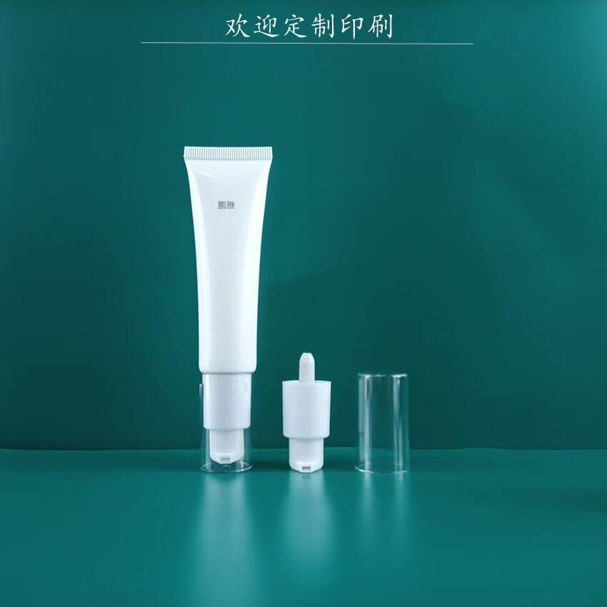 20-40ml Vacuum Press Duckbill Pump Head (Built-in) Soft Tube, Cosmetic Tube, Face Cleanser Tube, Amino Acid