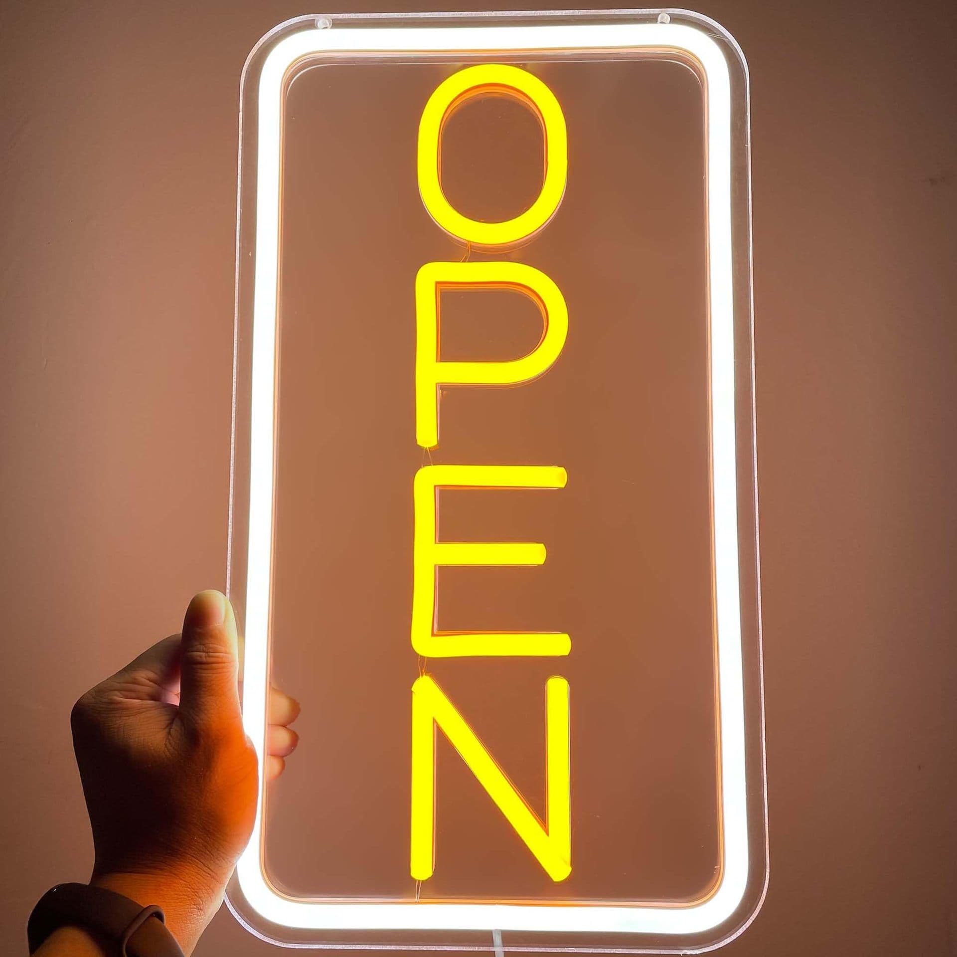 Custom-made LED neon signs for cross-border e-commerce, featuring flexible wall-mounted bar designs.