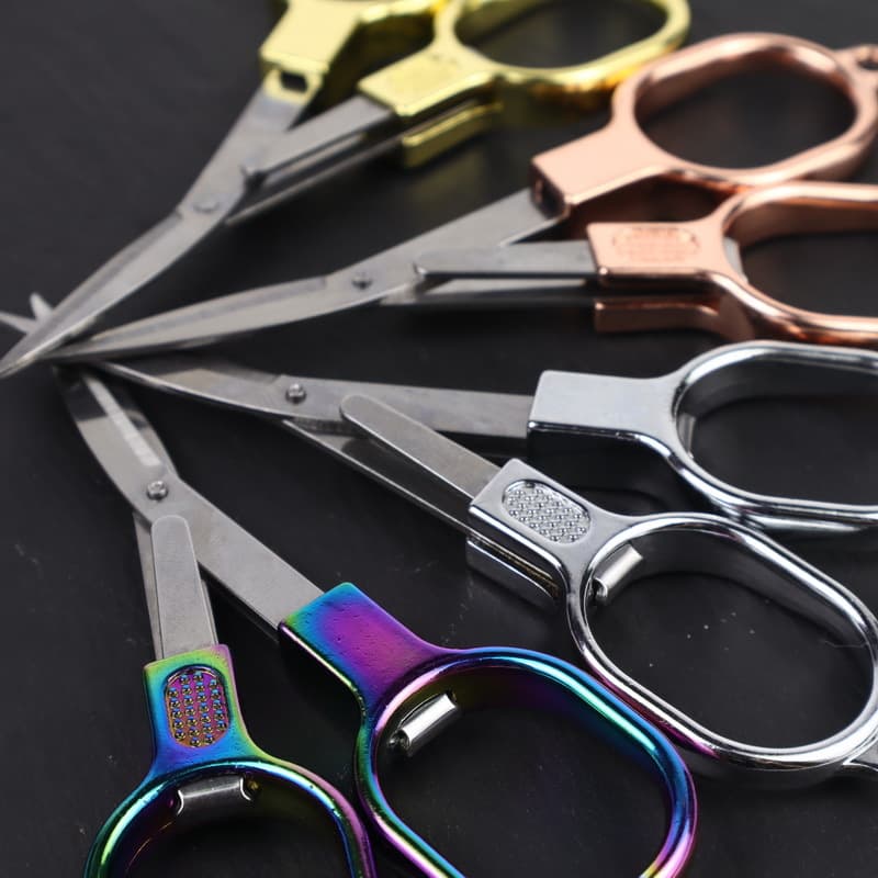 Large Portable Fishing Scissors Stainless Steel Foldable Vintage Style Small Scissors Carry-On Tool For Anglers