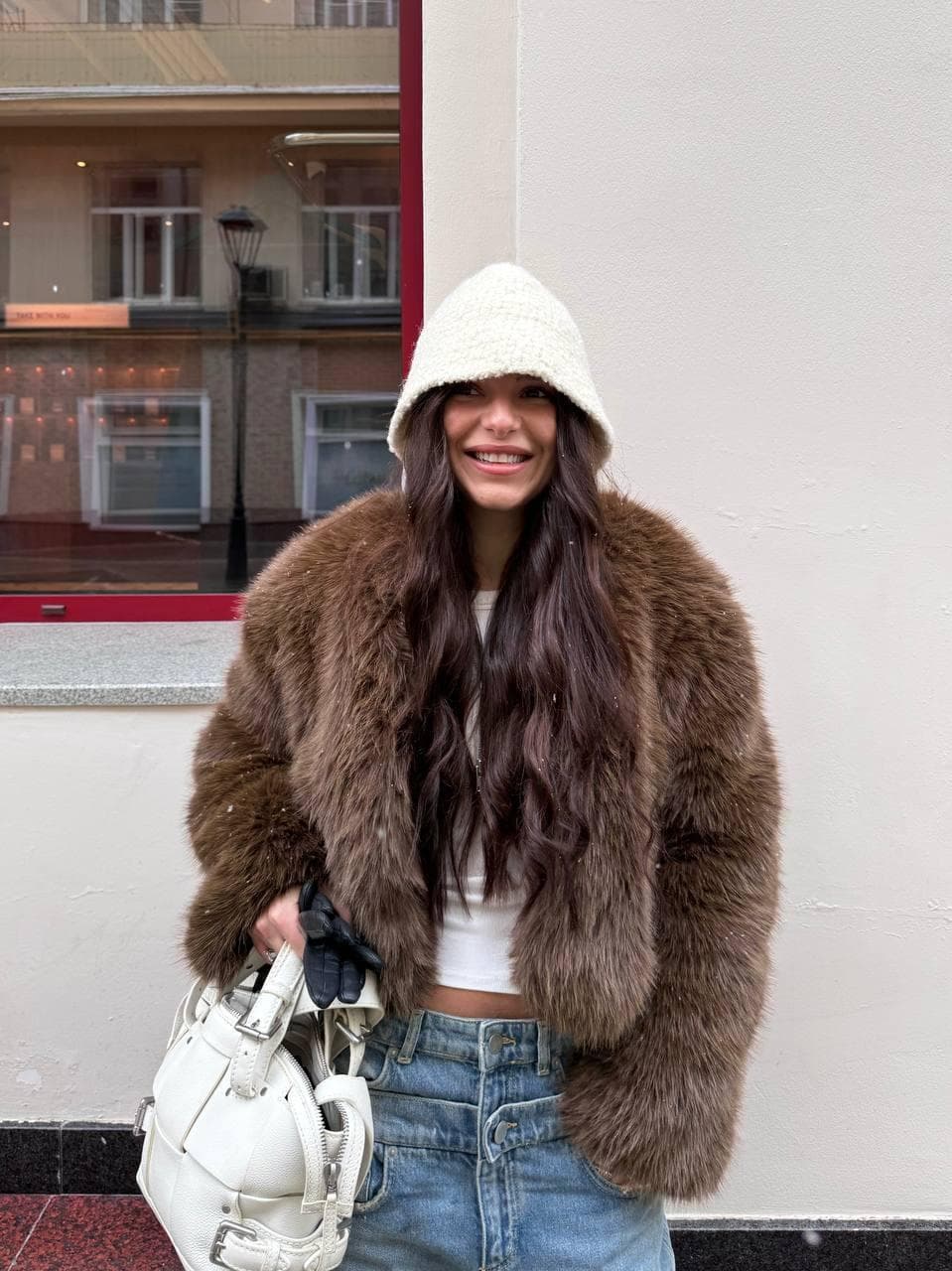 Cross-Border Autumn/Winter Faux Fur Coat Short Toscana Fur Coat Women's Casual Europe/US Street Style Fox Fur Faux Fur Coat