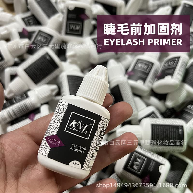 Eyelash Extension Primer Pre-Treatment Liquid for Cleaning False Lash Roots, Extends Grafting Time