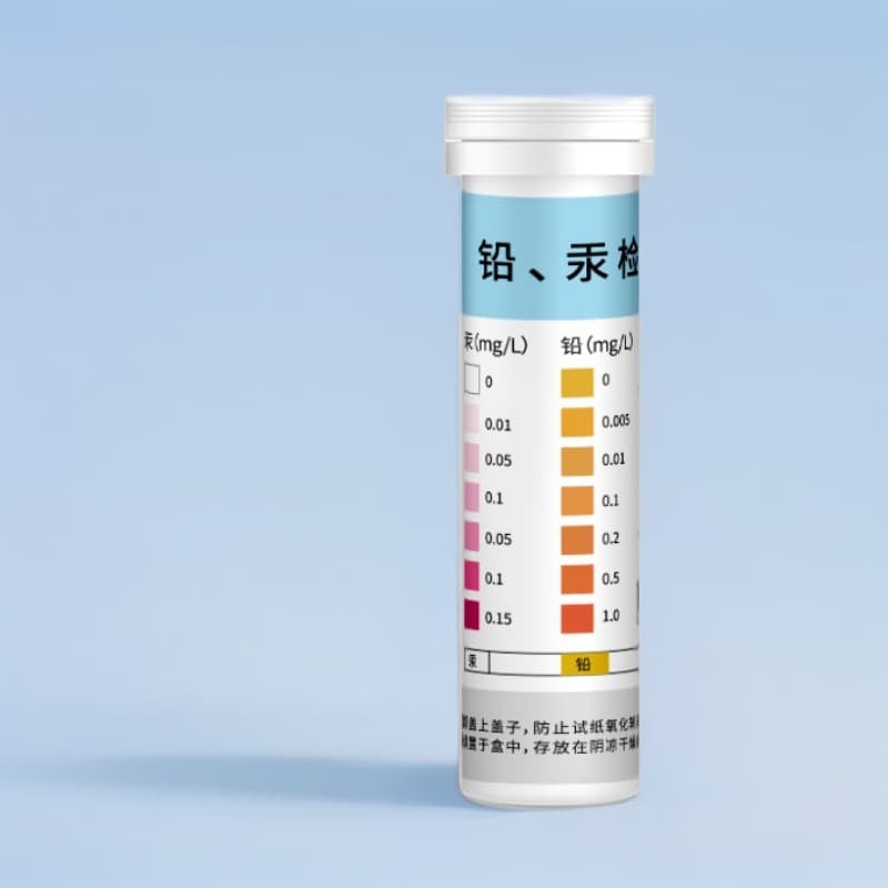 Water Quality Lead-Mercury Two-in-One Rapid Test Strips for Pools, Drinking Water, Spa - Direct Factory Sale