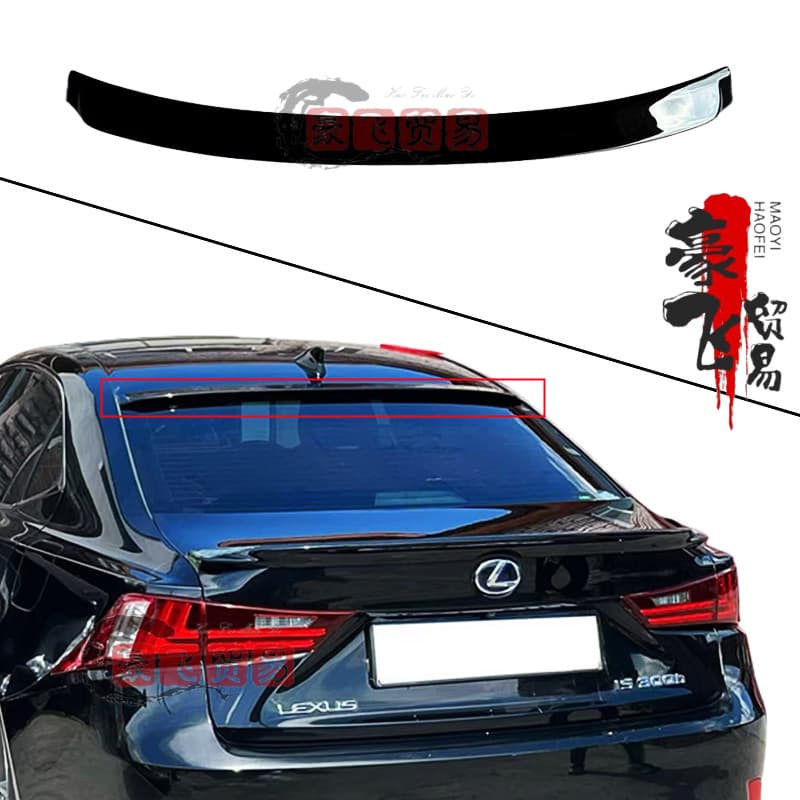 Compatible with 2013-2020 Lexus IS Rear Wing Modified for IS200, IS250, IS300 Sport No-Drill Top Wing