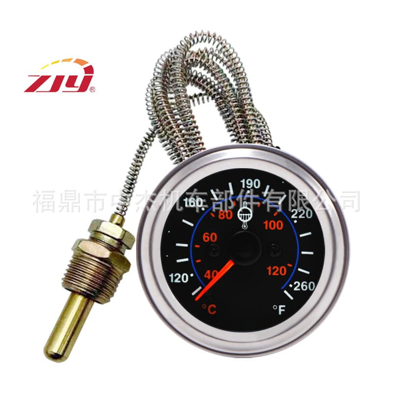 ZJY Zhongjie Gauge Water Temperature Gauge 50835 Universal 40-120°C/120-260°F Iron Wire