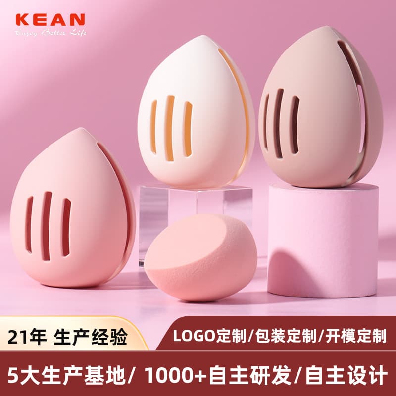Cross-Bestseller: Silicone Beauty Sponge Storage Bag, Dustproof and Breathable Puff Holder, Portable Beauty Tool