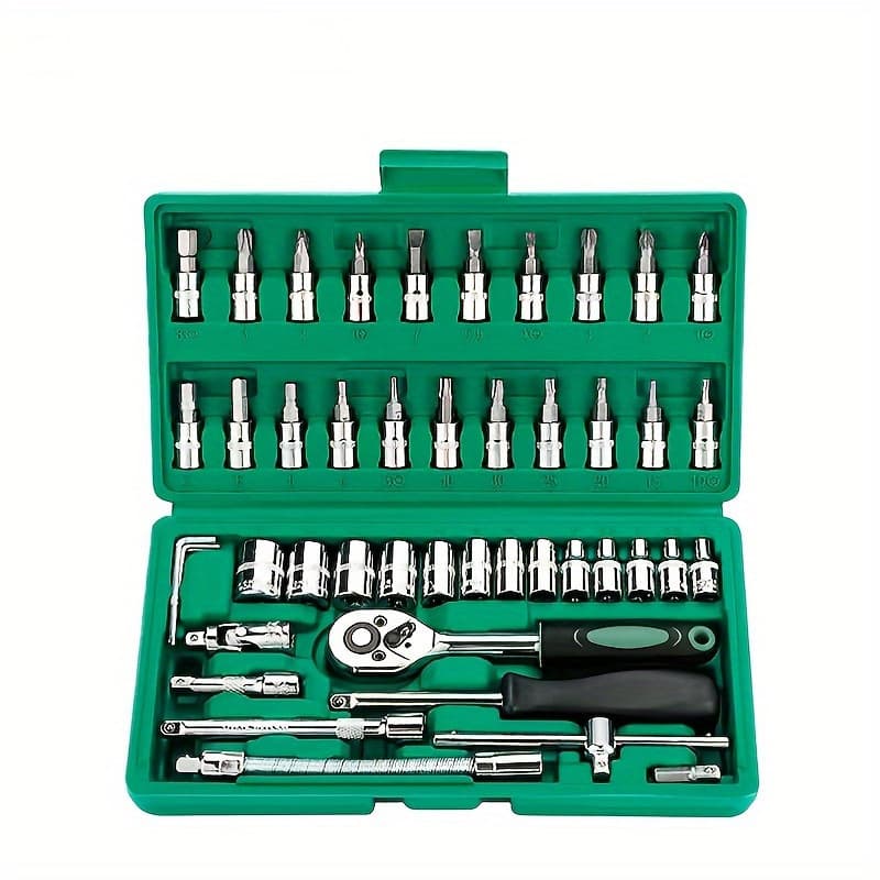 2026 New Cross-border Drop Shipping 46-piece Socket Wrench Set