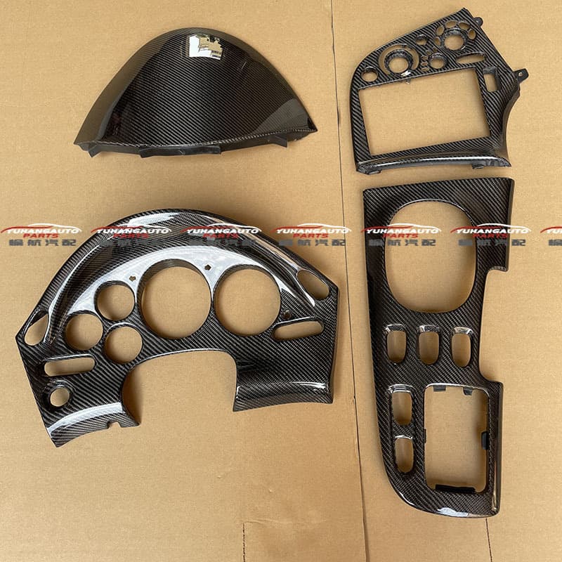 For Mazda 1992-1997 Mazda RX7 FD3S RHD 4-Piece Interior Right-Hand Drive Carbon Fiber