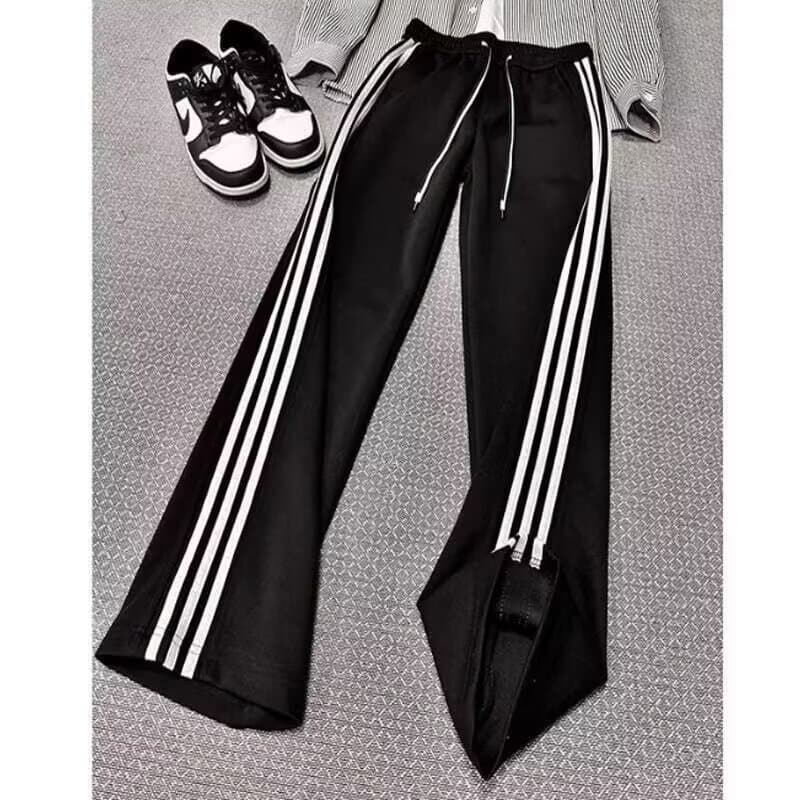 New Casual Pants for Men Summer Sports Pants Teenagers Middle and High School Students Loose Straight Sweatpants