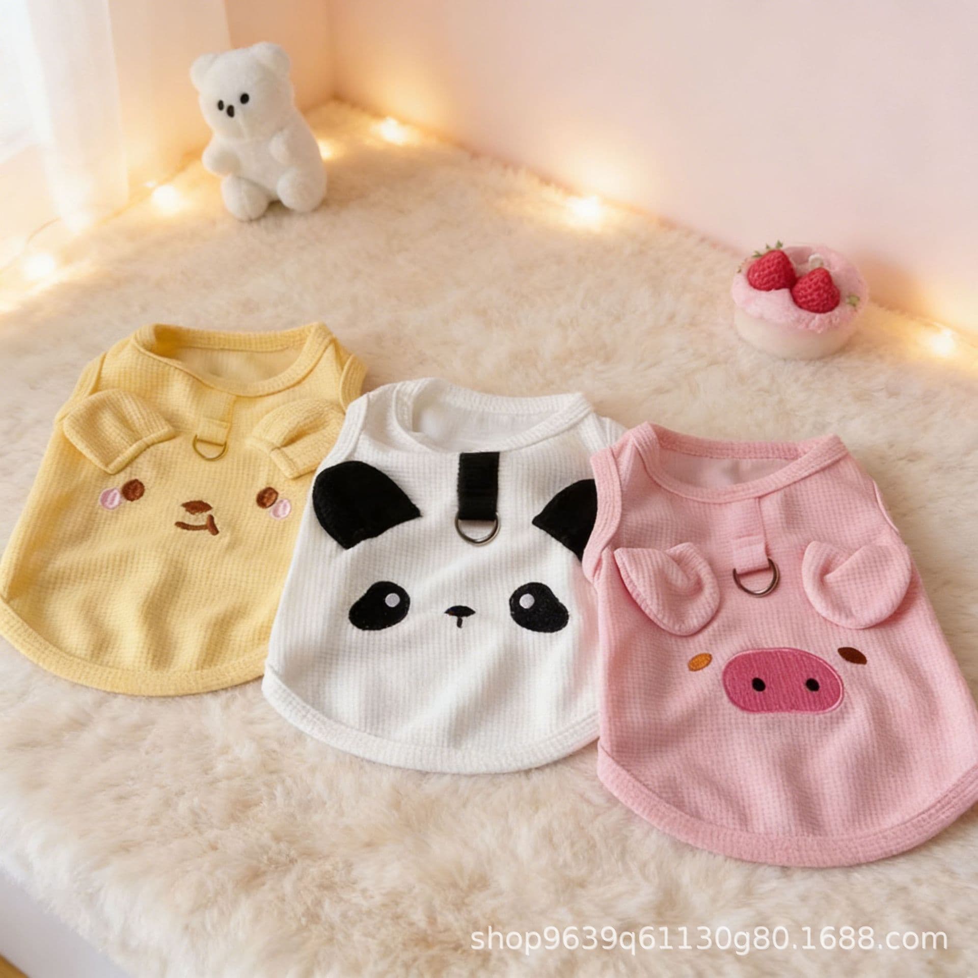 Cat Clothes Anti-Shedding Thin Summer Short Sleeve Vest for Kittens and Cats, Sphinx Cat
