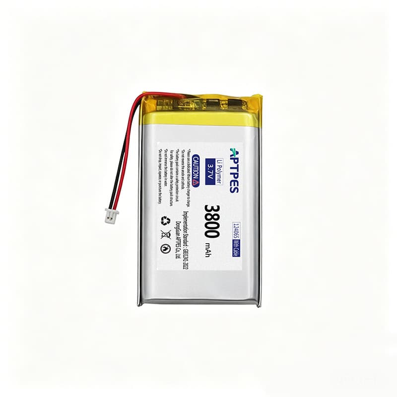 Semi-solid lithium battery manufacturer 3800mah124065 large capacity polymer lithium battery cell for consumer electronics