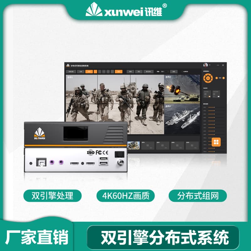 4K Dual-Engine Visual Distributed Management System Visual Large Screen Management System Distributed Control System