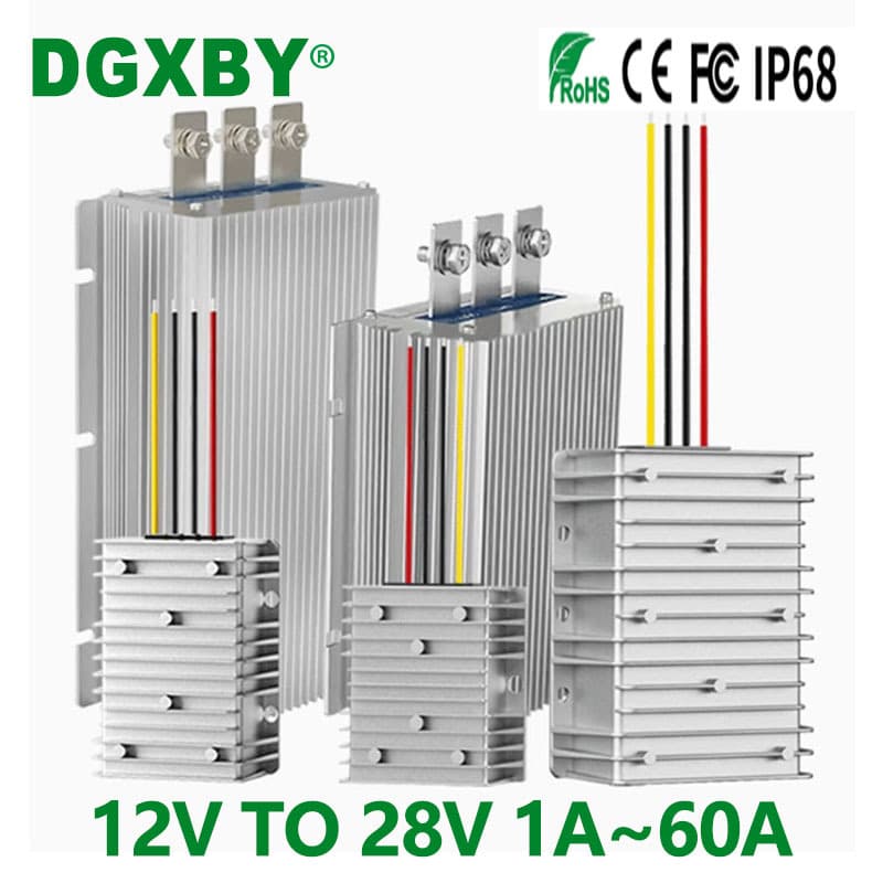 12V to 28V 1A~60A DC Power Converter 9V~25V to 28V Drone-Specific Power Regulator