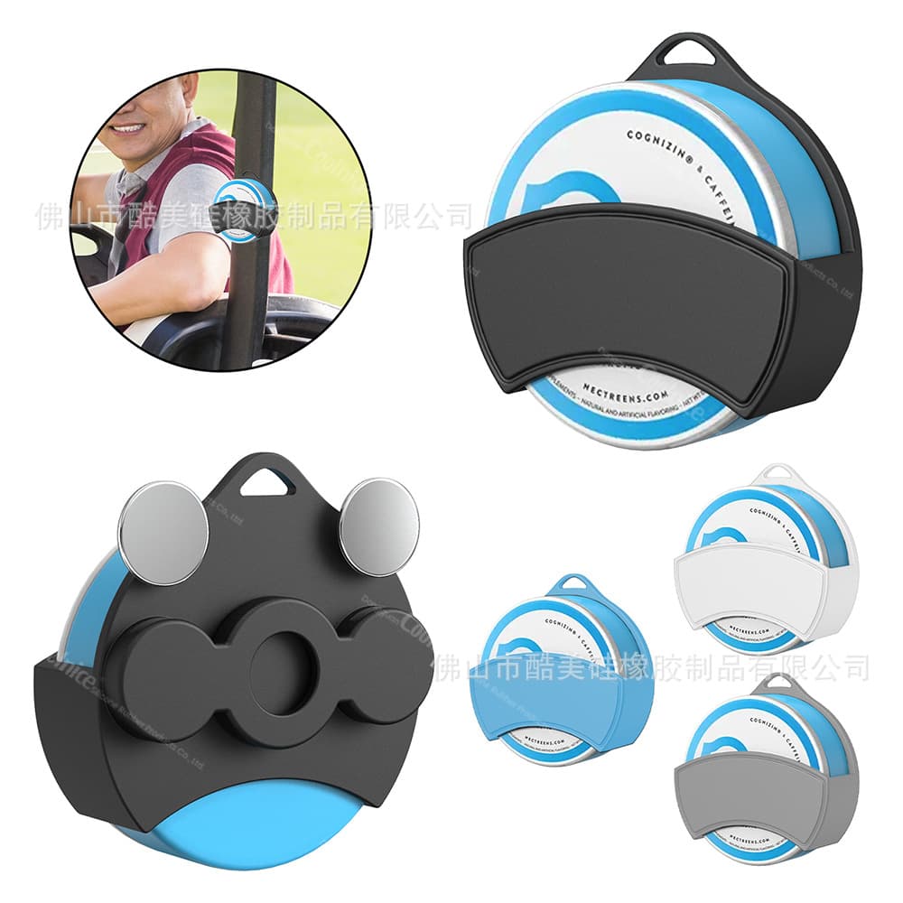 Cross-border popular silicone zy snus storage box car sun visor snus holder lip cigarette snus storage box