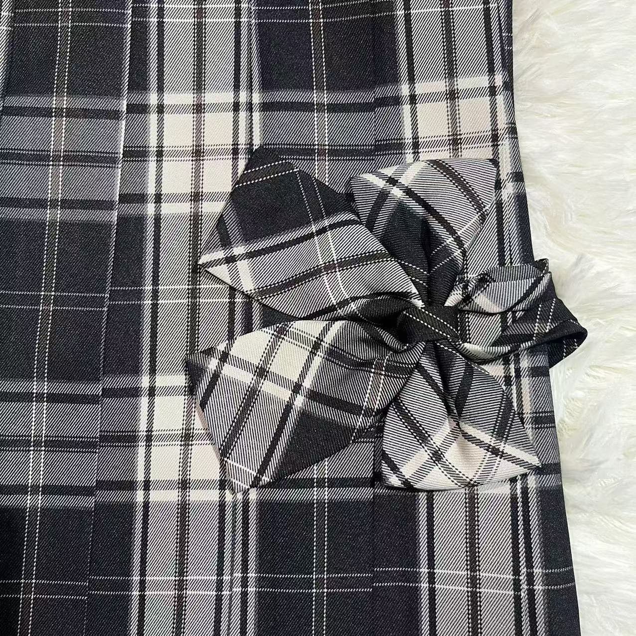 JK uniform set JK full set Japanese-style academic style long/short sleeve pleated skirt female student plaid skirt autumn girl style.