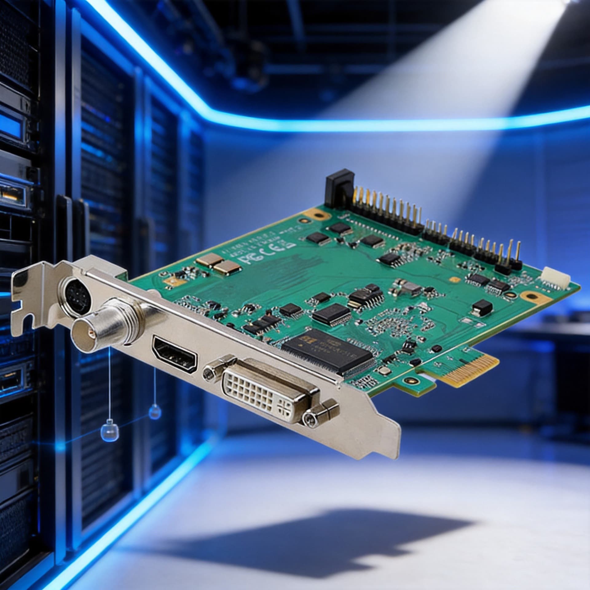 Tianchuang Hengda TC-700N1 Capture Card PCIe Multi-Interface HDMI SDI DVI S-VIDEO Medical Live Streaming